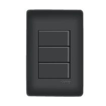 Interruptor Triplo Simples 16A 250V Habitat Black Ref 4051 Fame Interruptor Triplo Simples 16A 250V Habitat Black Ref 4051 Fame
