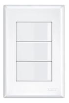 Interruptor Triplo Simples 4x2 16A Evidence - FAME