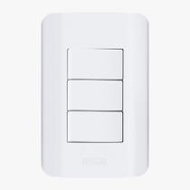 INTERRUPTOR TRIPLO SP 10 250v- LINHA CANOA -ROMAZI 2614