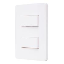 Interruptor Unno 2 Teclas Simples 10A 250V Branco Abb