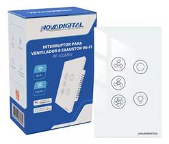 Interruptor Ventilador Exaustor Inteligente WiFi NovaDigital