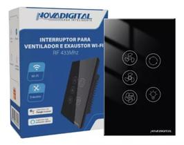 Interruptor Ventilador Exaustor Inteligente WiFi NovaDigital