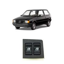 Interruptor vidro dianteiro uno 1991 a 2003 le led vermelho