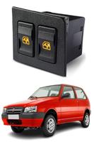 Interruptor vidro elétrico duplo uno 02-05 led ambar ld esq