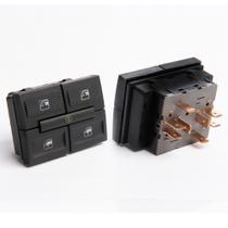 Interruptor vidro elétrico duplo Volkswagen G4 após 2007 - Kostal Interruptor vidro elétrico duplo Volkswagen G4 após 2007 - Kostal