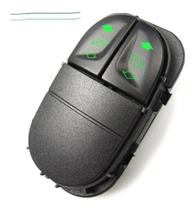 Interruptor Vidro Elétrico Escort Zetec Duplo - Led Verde