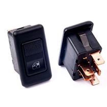 Interruptor Vidro Eletrico F1000 F12000 F14000 F4000 1993 Ate 1998 Porta Dianteira Simples Preto Referencia T71959855