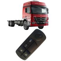 Interruptor vidro eletrico MB Axor 2018 ate 2024 Atego 2017 ate 2024 LE A0055453813 Quadruplo, Comando Retrovisor, Comando Trava Eletrica e Desembacad Interruptor vidro eletrico MB Axor 2018 ate 2024 Atego 2017 ate 2024 LE A0055453813 Quadruplo, Comando Retrovisor, Comando Trava Eletrica e Desembacad