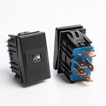 Interruptor Vidro Eletrico Santana 1999 Ate 2006 Santana Quantum 1999 Ate 2002 Simples (Com Um Interruptor Vidro) Preto Referencia 3279598551