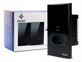 Interruptor Wi-Fi Inteligente 1 Botão 1 Tomada Preto Ekaza - 20A - F4