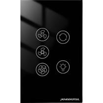 Interruptor Wi-Fi para Ventilador e Exaustor Nova Digital Controle Remoto e por Voz