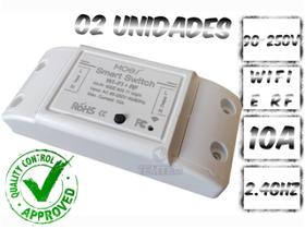 Interruptor wifi e controle automação alexa google home 02un