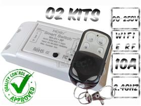 Interruptor wifi e controle automação alexa google home 02un
