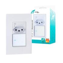 Interruptor Wifi Inteligente Com Tomada Smart Automação Bivolt - JWCOM