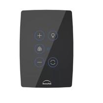 Interruptor Wifi Inteligente Touch Preto Para Ventilador de Teto