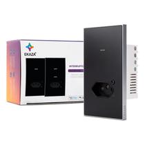 Interruptor Wifi Soft Touch Série Vênus 1 Botão com Tomada 4x2