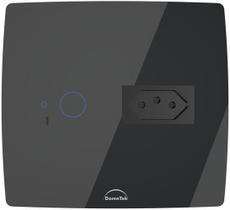 Interruptor Wifi Touch 1 Botão + Tomada 20A Inteligente 4x4 Preto