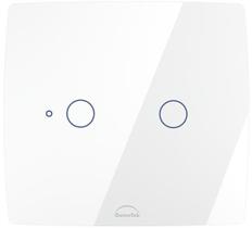 Interruptor Wifi Touch 2 Botões Inteligente 4x4 Branco