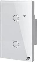 Interruptor Wifi Touch 2 Botões Tuya Alexa Sem Neutro Rf433 - JWCOM