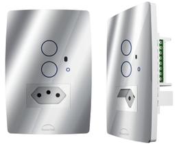 Interruptor WiFi Touch Inteligente 2 Botões Tomada 20A Sv