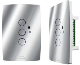 Interruptor WiFi Touch Inteligente 3 Botões Alexa Sv