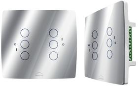 Interruptor WiFi Touch Inteligente 4x4 6 Botões Alexa Sv