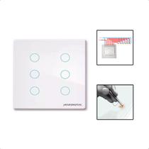 Interruptor Zigbee 6 Botões Inteligente 4x4 Touch Interruptor Zigbee 6 Botões Inteligente 4x4 Touch