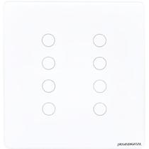 Interruptor Zigbee 8 Botões Touch Tuya Google Alexa (Branco)