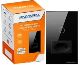 Interruptor Zigbee Inteligente 1 Botão 1 Tomada NovaDigital