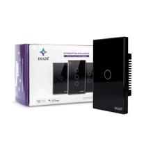 Interruptor Zigbee Inteligente Touch 1 Botão Preto Bivolt