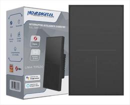 Interruptor Zigbee NovaDigital 3 Botoes Topázio Preto
