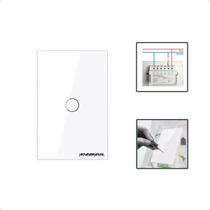 Interruptor Zigbee Touch 1 Botão Inteligente 4X2 - Branco