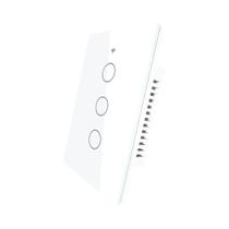 Interruptores De Luz Inteligentes WiFi Bluetooth Requerem Fio Neutro 1/2/3 Gang Compatíveis Com