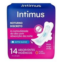 Intimus absorvente dia & noite ultrafino com abas de 14 unidades