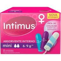 Intimus absorvente interno mini com 8 unidades