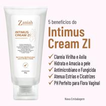 INTIMUS CREAM ZI Creme Clareador Íntimo para Virilha, Axilas, Vulva e Região Perianal - Zaniah Dermocosméticos