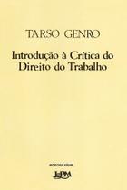 Introdução à crítica do direito do trabalho