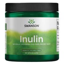 Inulina em pó Swanson 227g (8oz) Prebiótico de fibra solúvel em pó