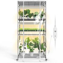 Invernadero Interior Bstrip con Luz para Cultivo 90x35x180 cm Invernadero Interior Bstrip con Luz para Cultivo 90x35x180 cm