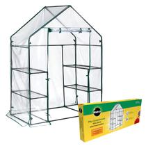 Invernadero Miracle-Gro Mini para Entrar 140x70x195 cm con 4 Estantes Invernadero Miracle-Gro Mini para Entrar 140x70x195 cm con 4 Estantes