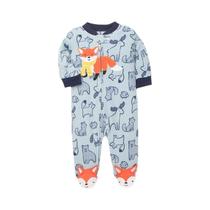 Inverno Primavera Velo Quente Animal Macacão De Bebê Recém-nascido Meninos Meninas Sleepsuit 0-12