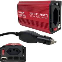 Inversor 12V Para 220V 300W Carro Automotivo Conversor USB Inversor 12V Para 220V 300W Carro Automotivo Conversor USB
