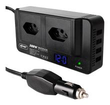 Inversor Carro 12V Acendedor Tomada 110V Conversor +4 Usb