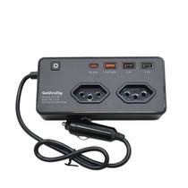 Inversor Conversor 350w 12v Para 110v Tomada + Usb Turbo