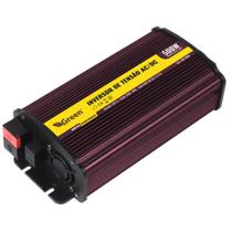 Inversor Conversor De Tensão 500W 12V Para 220V Tomada - Green