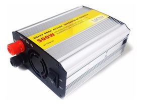 Inversor Conversor Veicular 500w De Potência Dc 12v Ac 110v