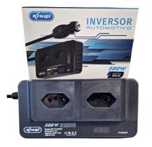 Inversor de 12v para 110v 300w com 4 portas usb 5vdc knup kptc13