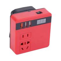 Inversor De Bateria De Lítio Multifuncional Para Uso Externo DC 18-21V Para AC 220V Com Carregamento