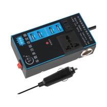 Inversor De Carro 200W 8 Portas USB PD Tipo-C Conversor DC 12V 24V Para AC 110V 220V Com Interruptor Inversor De Carro 200W 8 Portas USB PD Tipo-C Conversor DC 12V 24V Para AC 110V 220V Com Interruptor