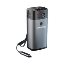Inversor De Carro De Onda Senoidal Pura 200W 12V Para 110V 220V Com Adaptador De Carregamento Rápido